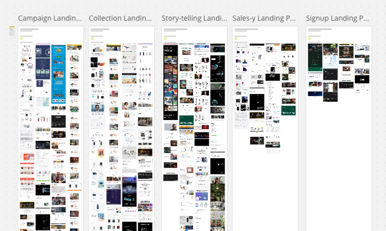 Collection of inspiring websites
