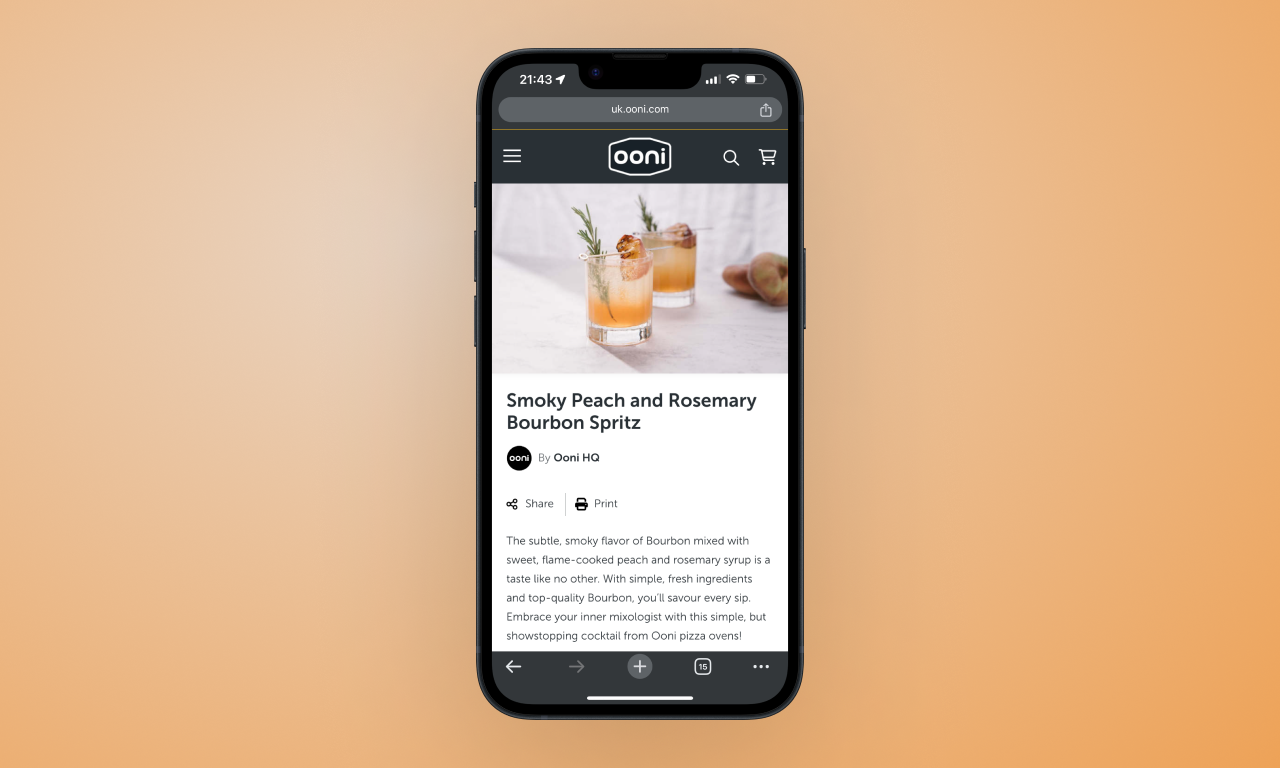 Decorative header featuring content from the Recipes project